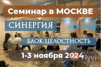 1-3 ноября 2024 очный семинар Дмитрия Воеводина в Москве